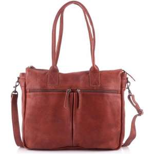 Beardesign Dames Schoudertas Cognac