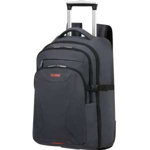 American Tourister Laptoptrolley - At Work Laptop Backpack op wielen 15.6inch (Handbagage) Grey/Orange