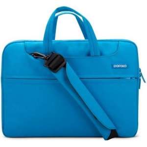 POFOKO 15.4 inch laptoptas met schouderband - Blauw