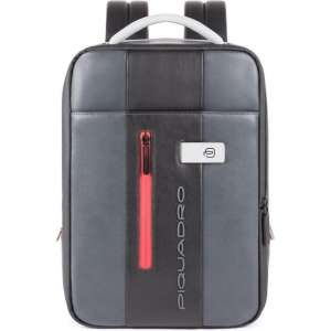 Piquadro Urban Expandable Small Size Slim Backpack 14'' Grey/Black