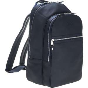 Oblac ® Leren rugzak - Geschikt voor 15 inch laptops - Floater blauw volledig kalfsleer - Handgemaakt door ambachtslieden