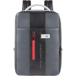 Piquadro Urban Expandable Slim Backpack 15.6'' Grey/Black