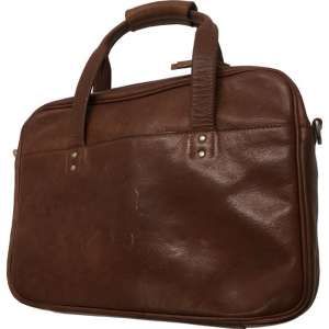 HP Premium Leather Brown Case 14'' Aktetas Bruin
