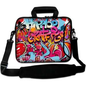 Laptoptas 15,6 inch hiphop graffiti - Sleevy