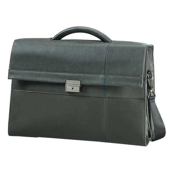"Samsonite Laptop-Aktetas - Formalite Briefcase 2 Gussets 15.6"" Grey"