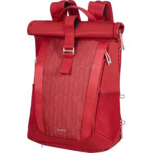 Samsonite Laptoprugzak - 2WM Mesh Roll Top Backpack 15.6 inch Red