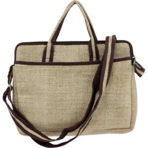 Tas - Shopping bag - Jute - Groen - 70x35x3cm - Nepalaya - Nepal - Fairtrade
