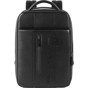 Piquadro Urban Expandable Small Size Slim Backpack 14'' Black