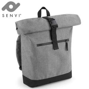 Senvi Stoere Laptoptas/Backpack - Kleur Grijs/Zwart - 12 Liter
