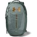 UA Hustle 5.0 Backpack - Lichen Blue-Lichen Blue-Metallic Gold Luster - OSFA Default