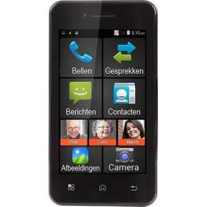 Fysic FMA-5000ZT Senioren Smartphone - Voor senioren ontworpen smartphone met android - Zwart
