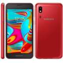 Samsung Galaxy A2 Core - Rood 16GB+SD Kaart (8GB) + Transparant Telefoonhoesje Met Verstevigde Randen + Temperedglass
