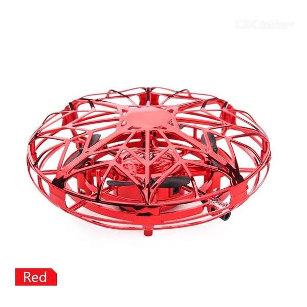 Mini Drone met Anti-bots Sensor - Zwevende UFO Rood