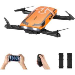 HLR Drone H818 Oranje - 120° Wide Angle - 720P - App Control -  Incl. Extra Accu