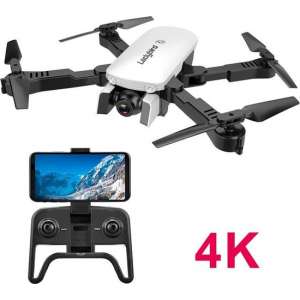 Smart Drone met camera –wit-  4K Full HD Dual Camera  – Foto – Video- Extra accu - 30 min vliegtijd