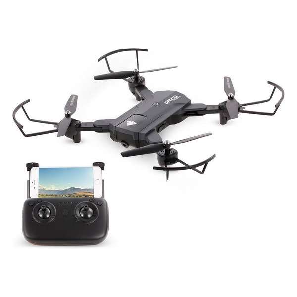 Shark Selfie Drone -  Super Boost Combo  - FPV Drone - Speed Control - Altitude Hold -  Zwart