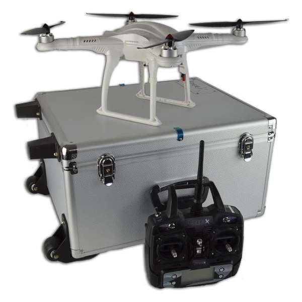 FreeX GPS RC Drone Quadcopter - RTF Met Aluminium Case