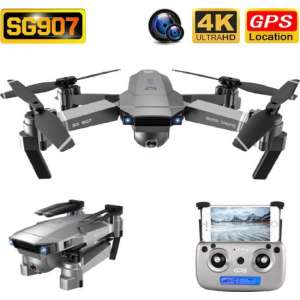 SG907 Smart Drone – 4K Dual Camera Wide Angle – 50x Zoom - 5G Wifi FPV – 36 Minuten Vliegtijd - Gratis Extra Accu