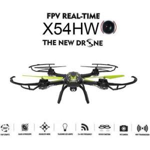 Syma X54HW live Camera Drone FPV Real-Time  + Altitude mode| quadcopter zwart