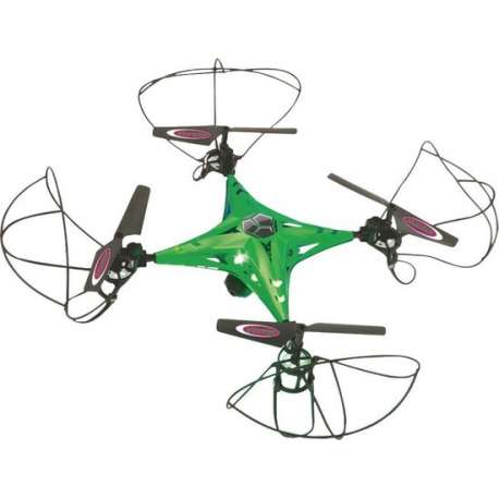 R/C-Drone CamAlu 4+5-Kanaals RTF / Foto / Video / Gyro Inside / Met Verlichting / 360 Draaibaar / FPV 2.4 GHz Control Groen