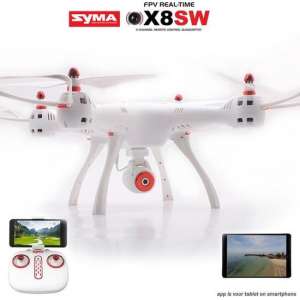 Syma X8SW Drone - 720p Hd live camera  + One Key Take-off