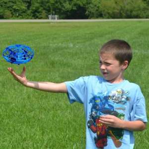 Vliegende UFO - met sensor - blauw