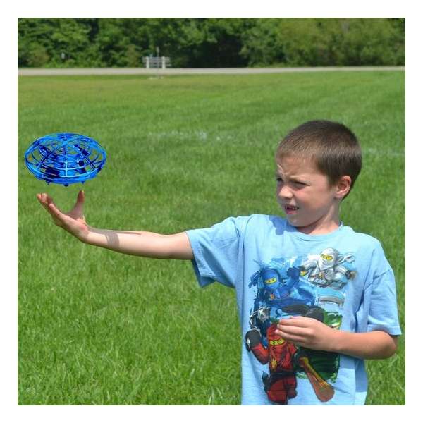 Vliegende UFO - met sensor - blauw