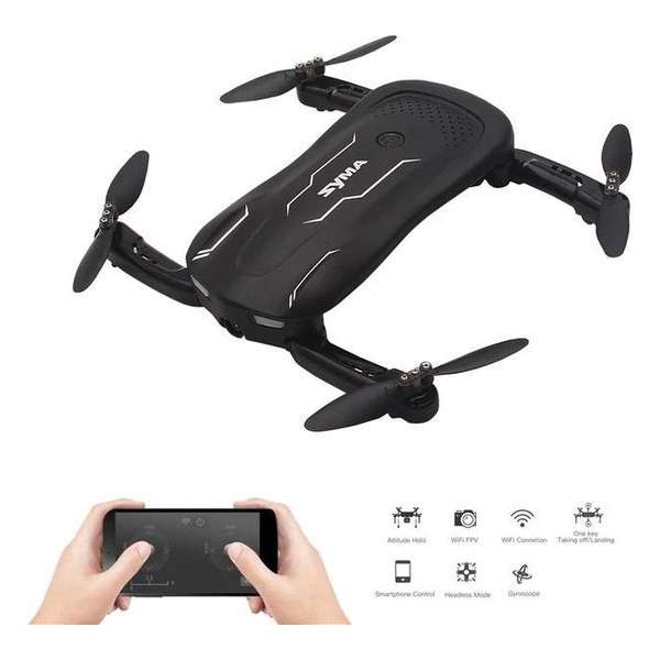 Syma Z1 Selfie Drone- Appcontrol via tablet en smartphone -FPV Live Camera quadcopter