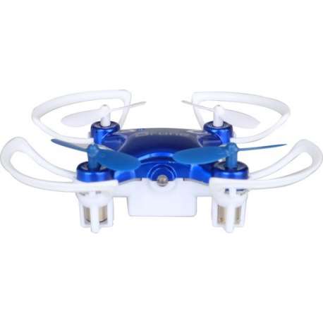 Mini Drone - 2.4Ghz Kanaal - Quadcopter Drone - Mini Drone voor binnen - LED Verlichting - Blauw