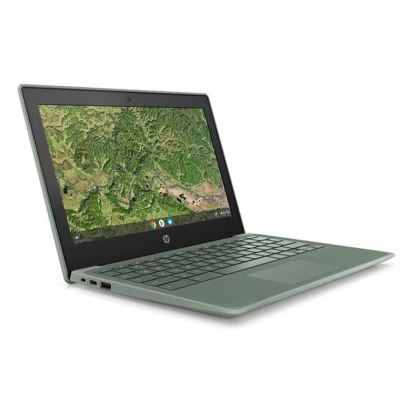 HP Chromebook 11A G8 EE Groen 29,5 cm (11.6") 1366 x 768 Pixels AMD A4 4 GB DDR4-SDRAM 32 GB eMMC Wi-Fi 5 (802.11ac) Chrome OS