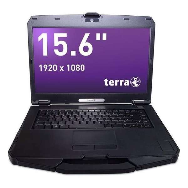 Terra Mobile Industry 1583 15.6" rugged laptop, i5-8265U, 500GB SSD, seriele poort (RS-232), Windows 10 Pro
