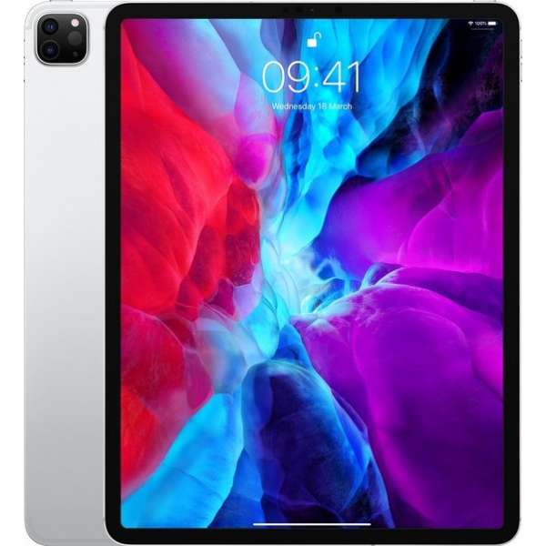 Apple iPad Pro (2020) - 12.9 inch - WiFi + 4G - 1TB - Zilver