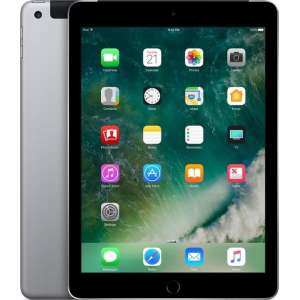 Apple iPad (2017) - 9.7 inch - WiFi + Cellular (4G) - 128GB - Spacegrijs