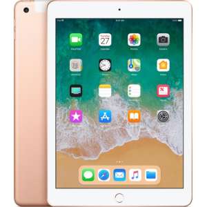 Apple iPad (2018) - 9.7 inch - WiFi + 4G - 32GB - Goud