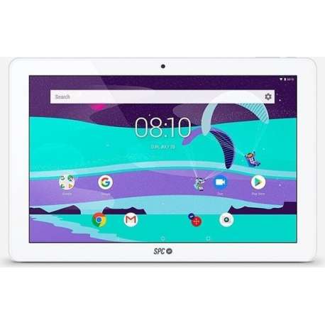SPC Gravity Max 25,6 cm (10.1'') ARM 2 GB 16 GB Wi-Fi 4 (802.11n) Zilver, Wit Android 8.1
