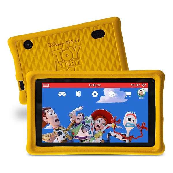Pebble Gear Kindertablet Disney Toy Story Set Draagtas- 7 inch - 1GB - Android 8.1- 500 spelletjes - Ouderlijk toezicht