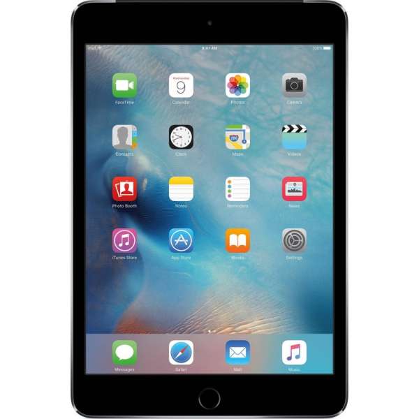 iPad Mini 4 Zwart 128GB Wifi + 4G | Licht gebruikt | B grade | 2 Jaar Garantie