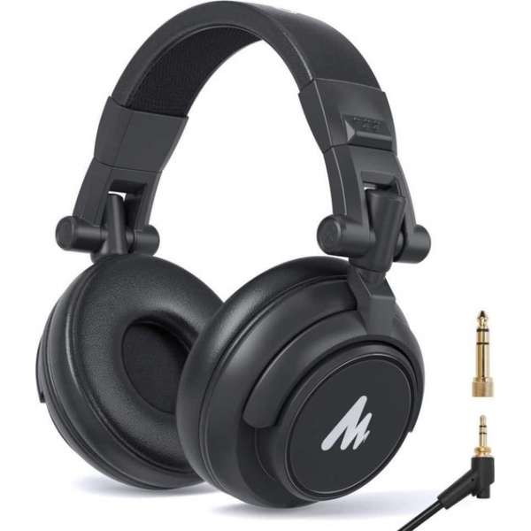 Maono MH601 DJ Koptelefoon | Hoofdtelefoon | Over Ear Koptelefoon | Monitor Koptelefoon | 2020 Model | Zwart Maono MH601 DJ Koptelefoon | Hoofdtelefoon | Over Ear Koptelefoon | Monitor Koptelefoon | 2020 Model | Zwart