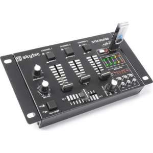 Skytec Stm-3020 4-kanaals Mengpaneel Usb/mp3 - Zwart