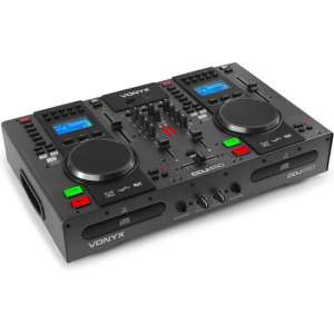 DJ CD mediaspeler - Vonyx CDJ450 dubbele CD en USB mp3 speler met Bluetooth