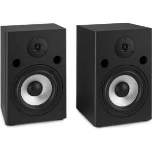 Studio monitor - Vonyx SM65 Actieve 2-weg studio monitor speakerset 6.5 - 180W