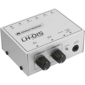 OMNITRONIC Mengpaneel - Audio mixer LH-015 2-Channel Mic/Line Mixer