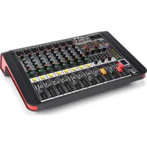 Power Dynamics PDM-M804A 8-Kanalen Studio Mixer met Versterker