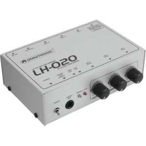 OMNITRONIC Mengpaneel - Audio mixer LH-020 3-Channel Mic Mixer