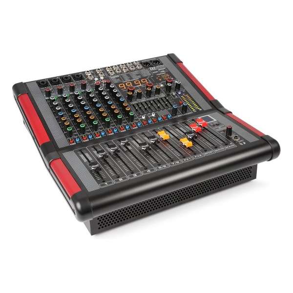 Power Dynamics PDM-S804A 8-Kanalen Stage Mixer met Versterker