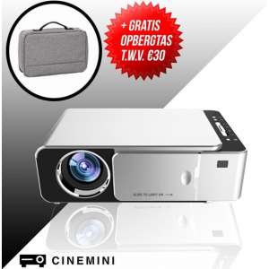 CineMini Projector | Mini Beamer | Met GRATIS Opbergtas| HDMI VGA AV TF USB WIFI | 3500 Lumen | LED Full HD | Thuis Bioscoop