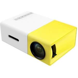 Mini Beamer Projector Mobile Mini Full HD Yellow White