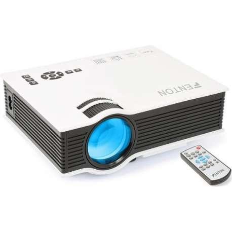 Beamer - Fenton X20 - LED beamer met o.a. HDMI, USB en SD aansluiting voor Home cinema of presentaties