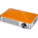 Vivitek Qumi Q6 Draagbare projector 800ANSI lumens DLP WXGA (1280x800) 3D Oranje, Zilver beamer/projector