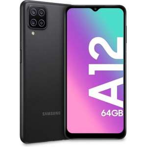 Samsung Galaxy A12 SM-A125FZKVEUE smartphone 16,5 cm (6.5") Dual SIM 4G USB Type-C 4 GB 64 GB 5000 mAh Zwart